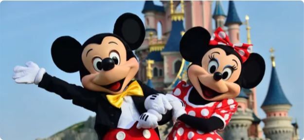 Mickey et Minnie à Disneyland Paris